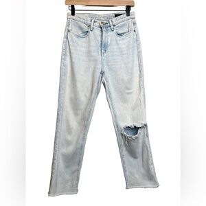 Rag & Bone | Light Wash Raw Hem Jeans Sz 26